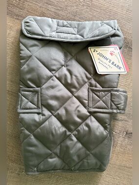 St. John's Bay Quilted Dog Puffer Jacket - Oregano